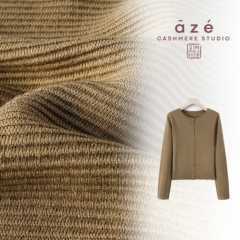 时尚早秋长袖针织短款夏季小宽松设计感WH-24215