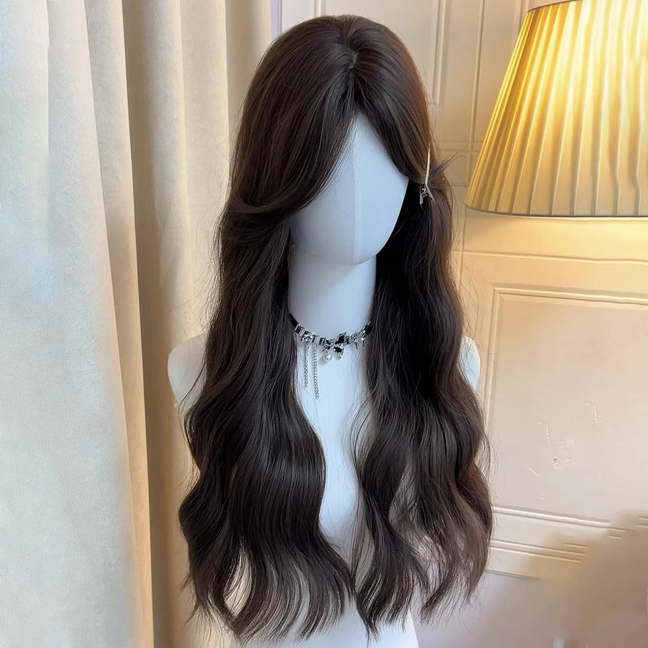 假发长卷发慵懒水波纹中分假发发套