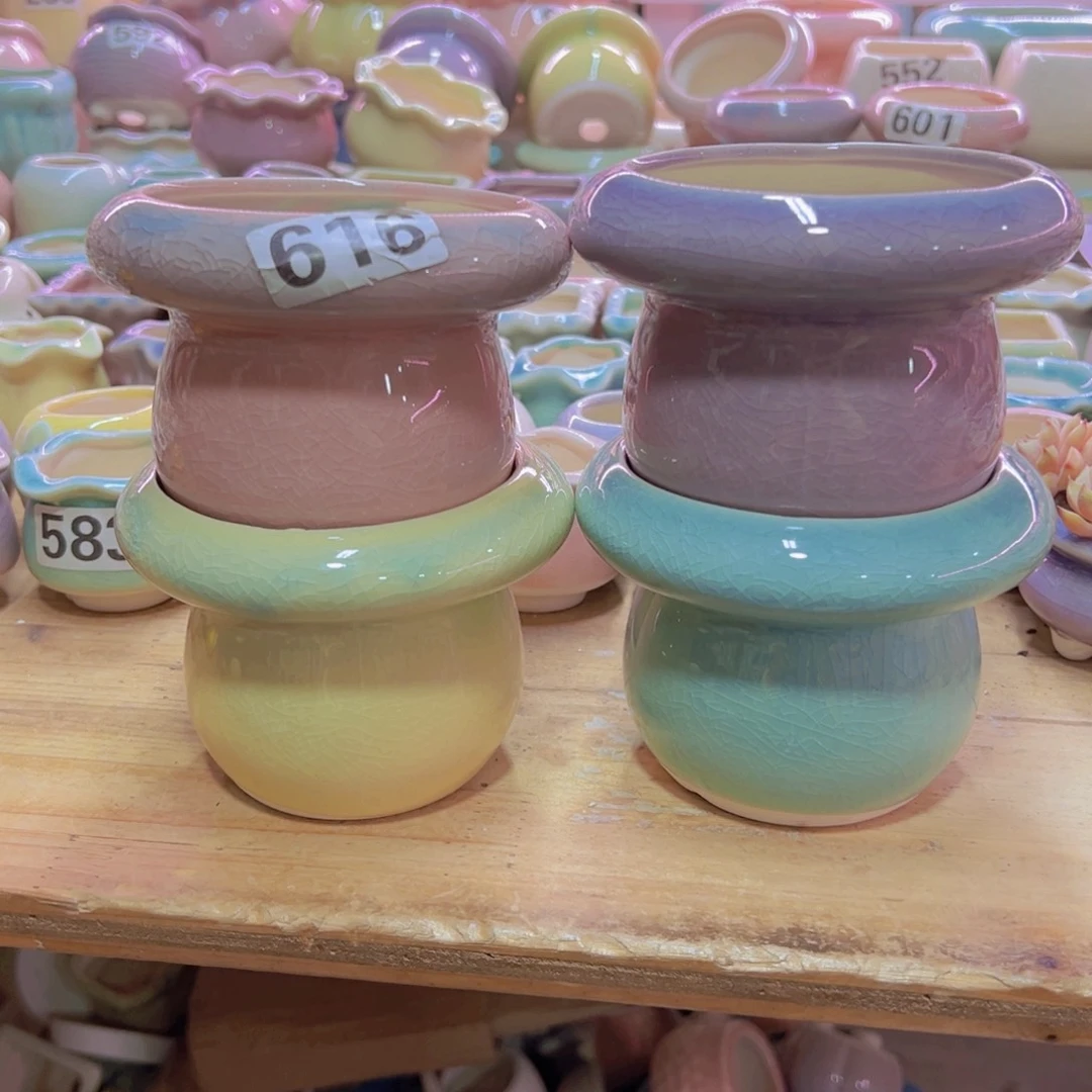 陶瓷花盆当场凑满12包邮