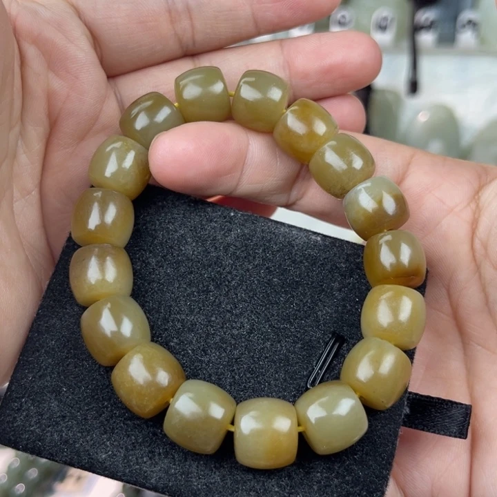 和田玉手串未镶嵌用****6