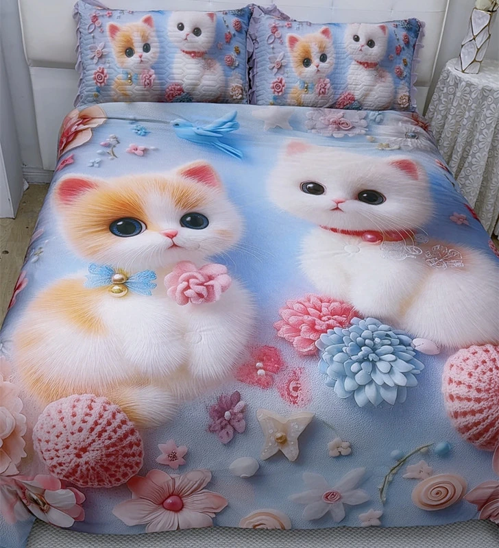 夏凉被/床盖款软凉席四件套空调被床单薄被子春秋床上用品夏天