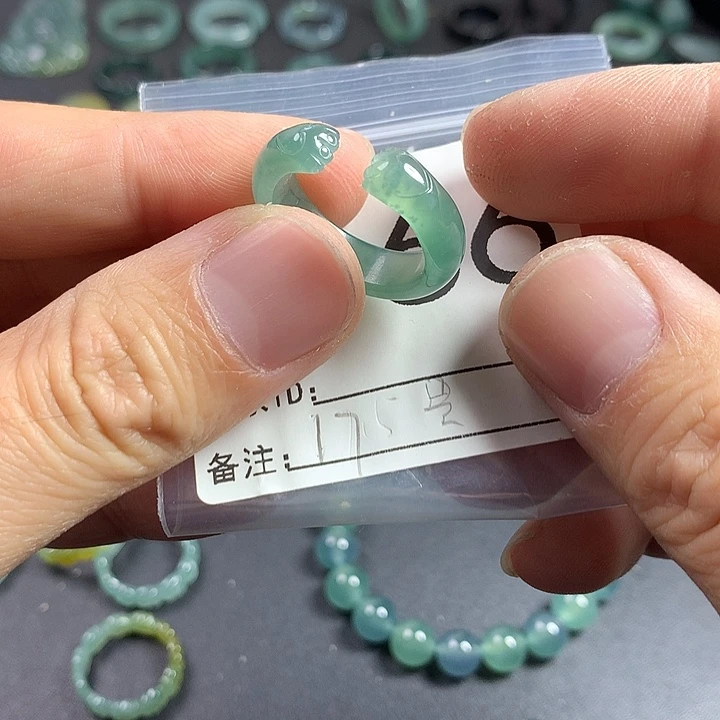 未镶嵌戒指翡翠爪