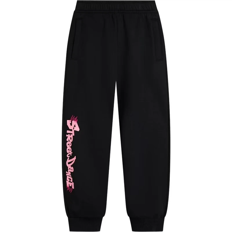 李宁2025新款中大童加绒保暖收口儿童休闲卫裤YKLV170