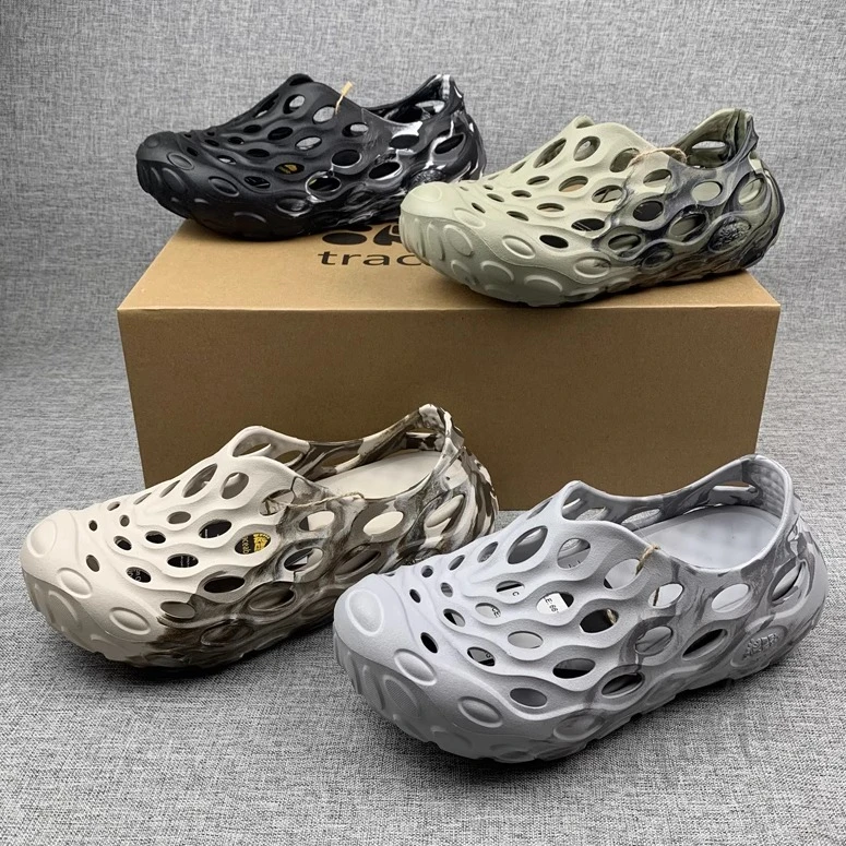 出口加拿大单男士沙滩鞋速干溯溪鞋夏季透气洞洞鞋~双脚自在呼吸