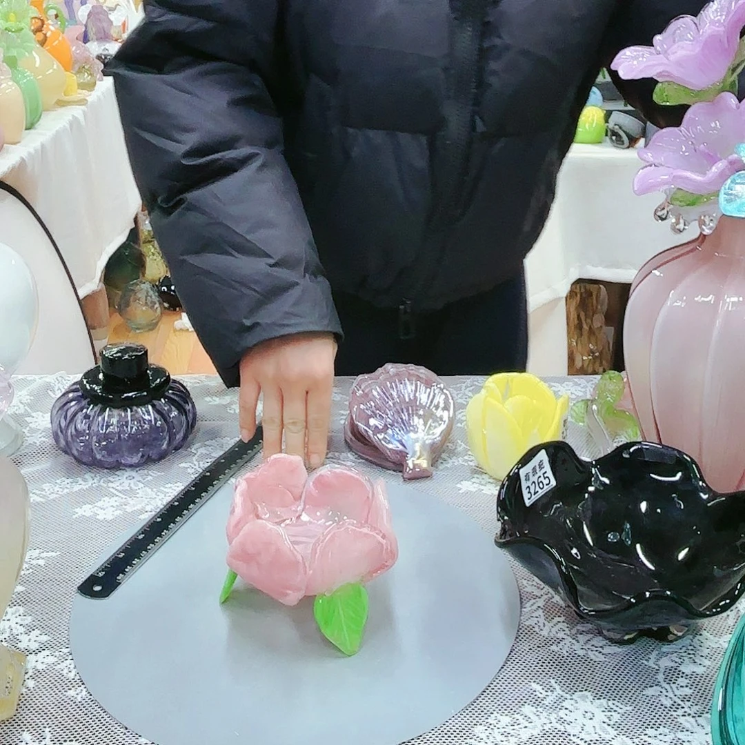 福利不退不换琉璃花瓶艺术品