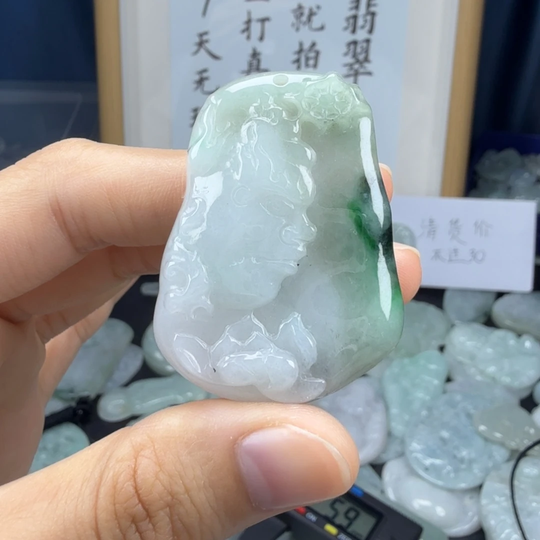 颈饰未镶嵌翡翠翡翠