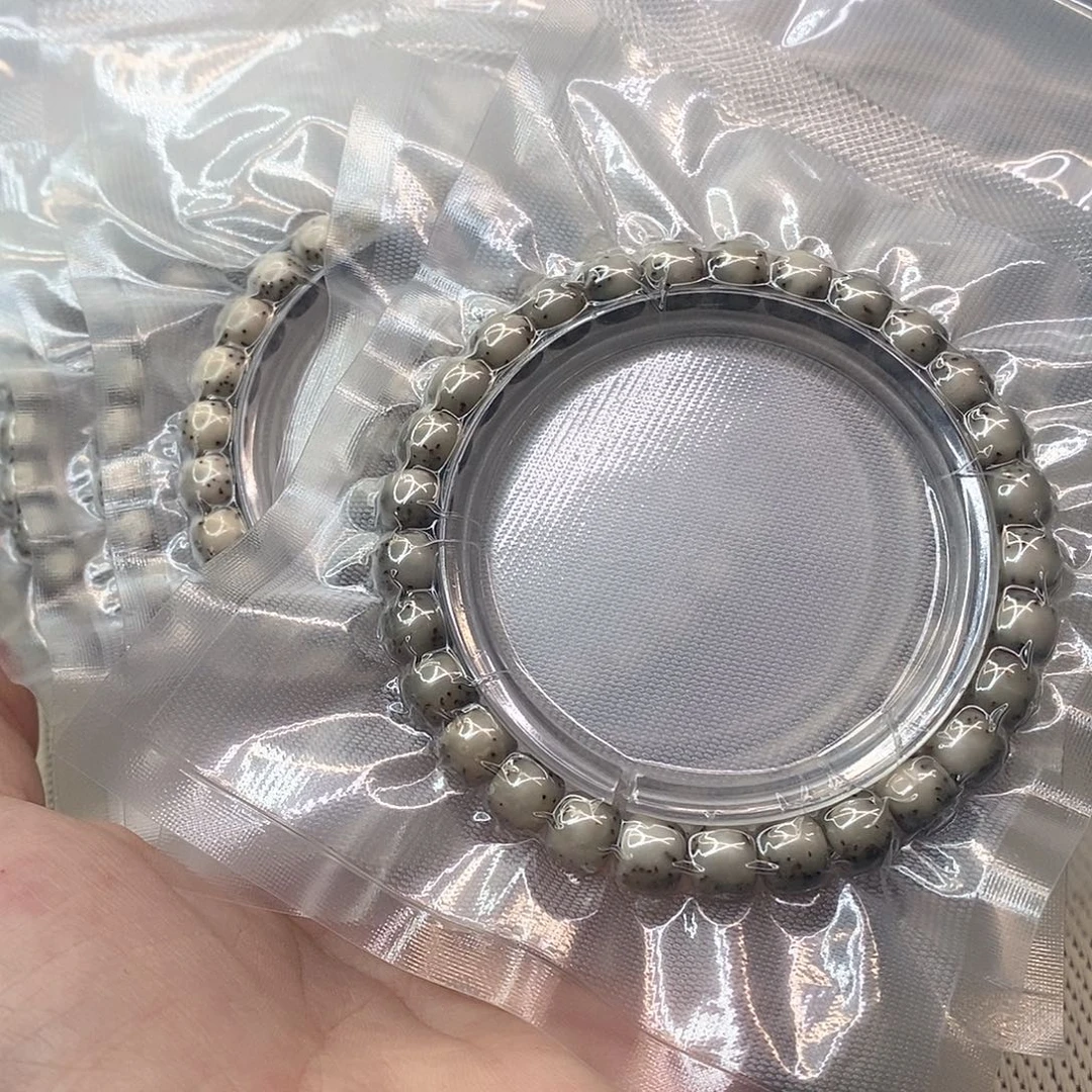 吊坠星月菩提石玉河豚单圈87