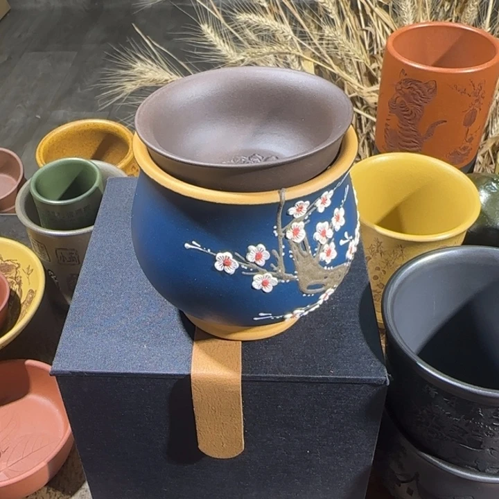 茶杯紫砂全手工制作