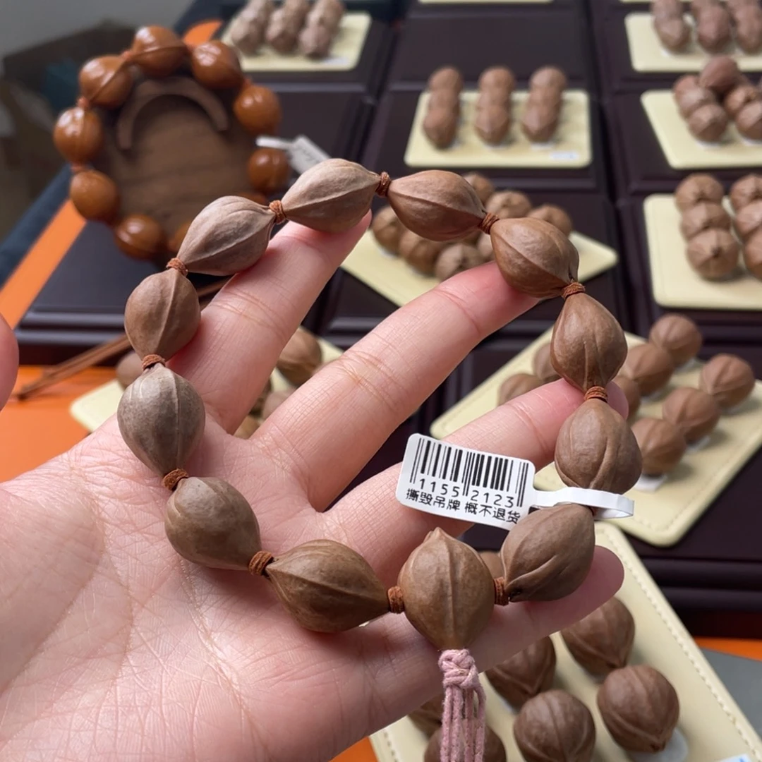 凯***手串/手链橄榄核1523梅林铁核三面佛