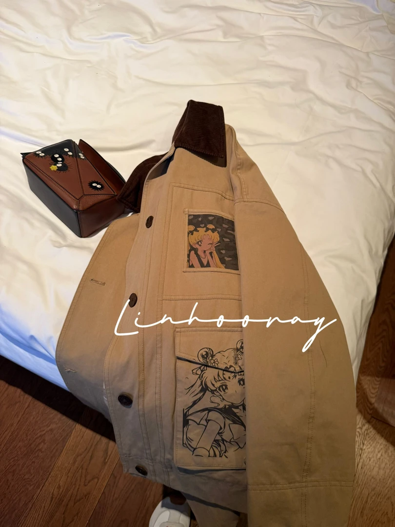 【sKycaptian】美少女冒险家重工高级洗水工艺风衣原创外套#SK02304