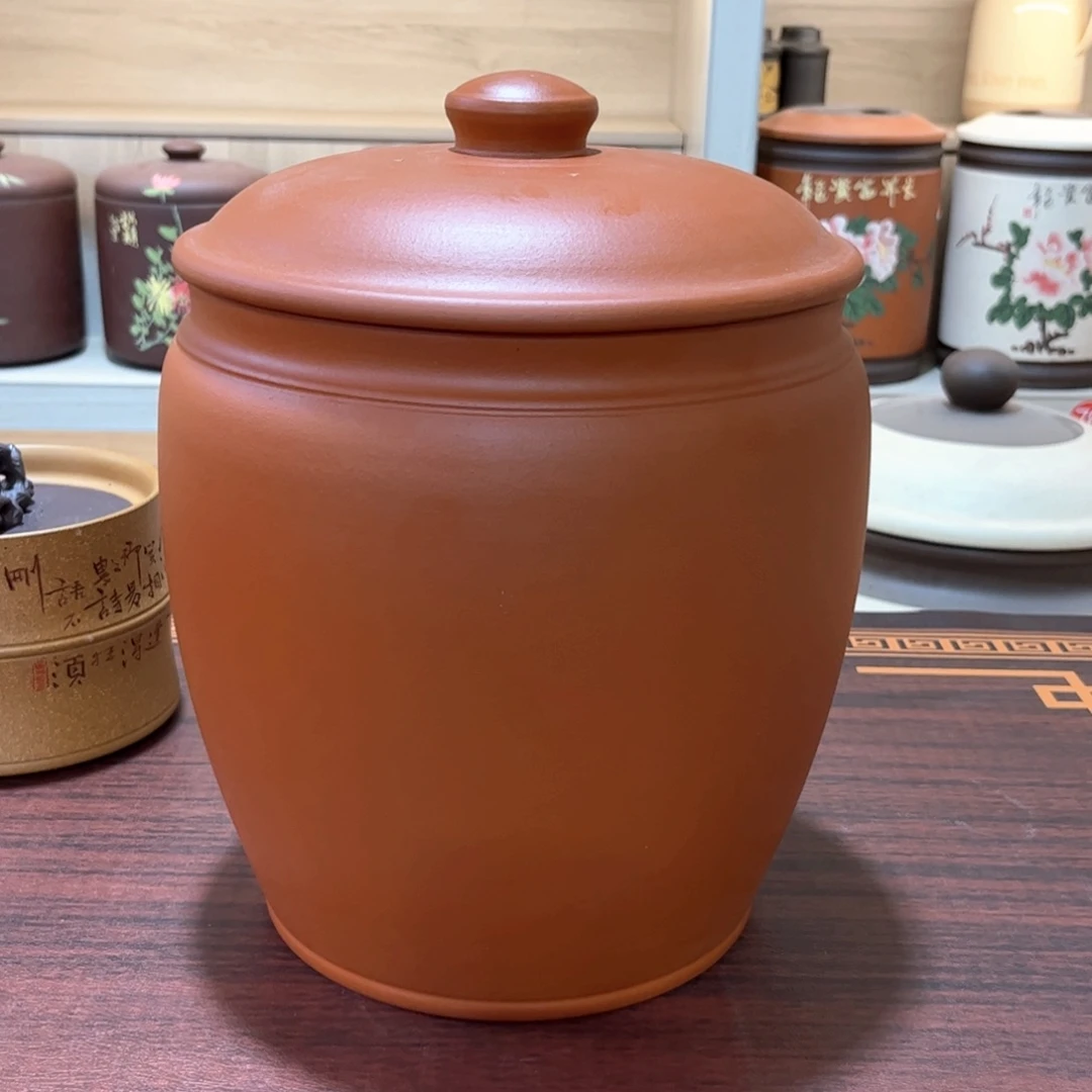 紫砂茶叶罐10饼茶叶罐