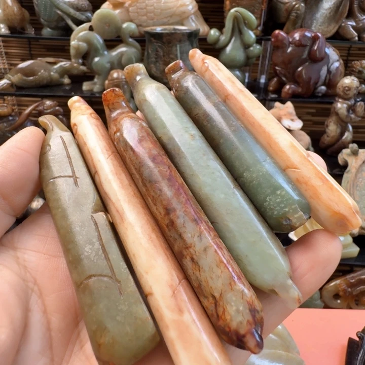 喜***洋和田玉未镶嵌挂件