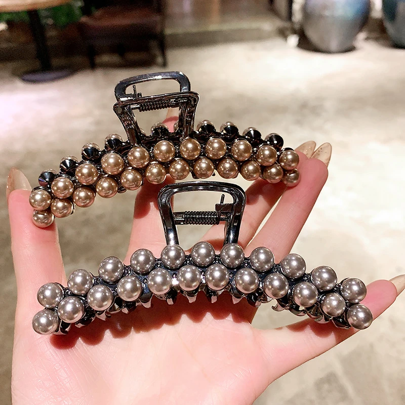 【珠光】设计师款合金珠珠鲨鱼抓夹SYJ8307