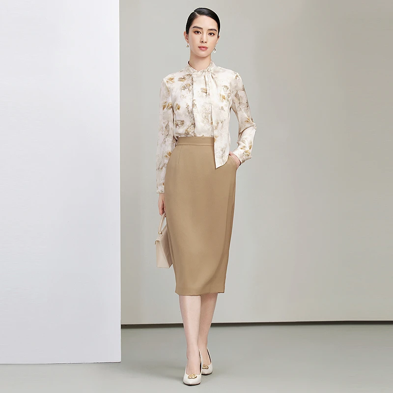 【晨粉专享价】赢智尚春季新款长袖小H型略松开襟上衣ZE00990