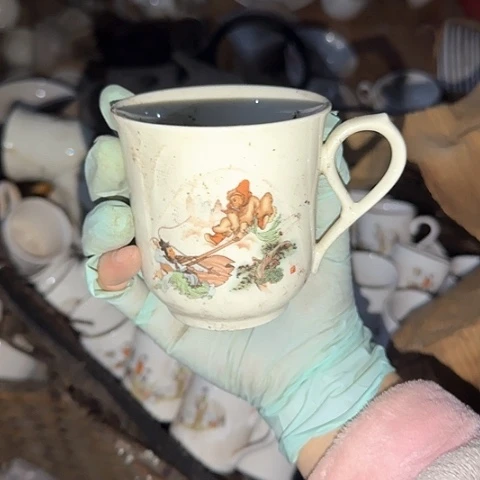 瓷片国营厂库存象牙瓷