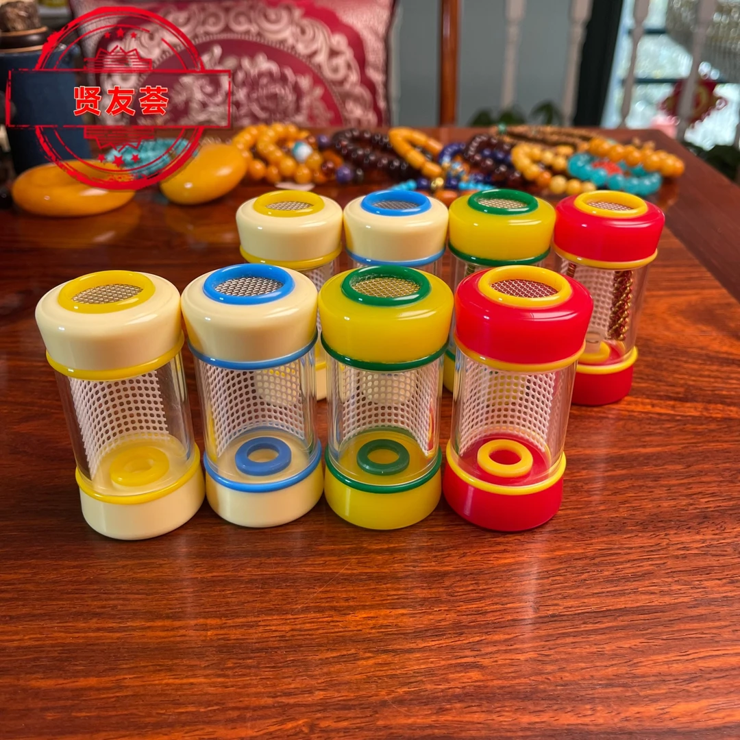 龍字款竹蛉罐金钟罐35直径有机玻璃鸣虫罐鸣虫有机玻璃罐高76