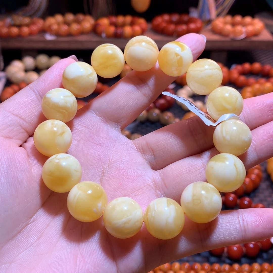 蜜蜡未镶嵌手串蜜蜡手串