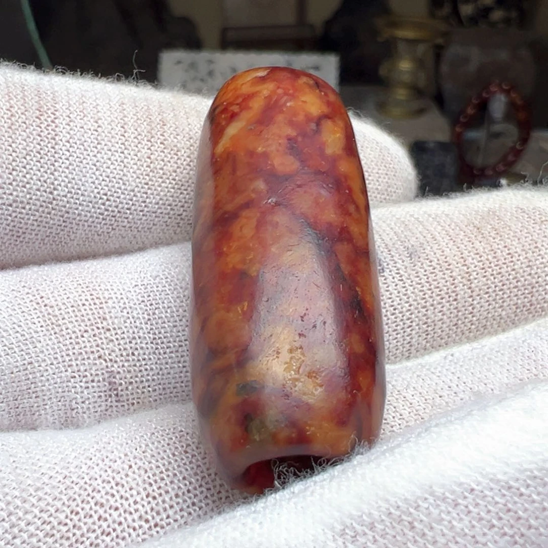 和田玉未镶嵌颈饰古**藏