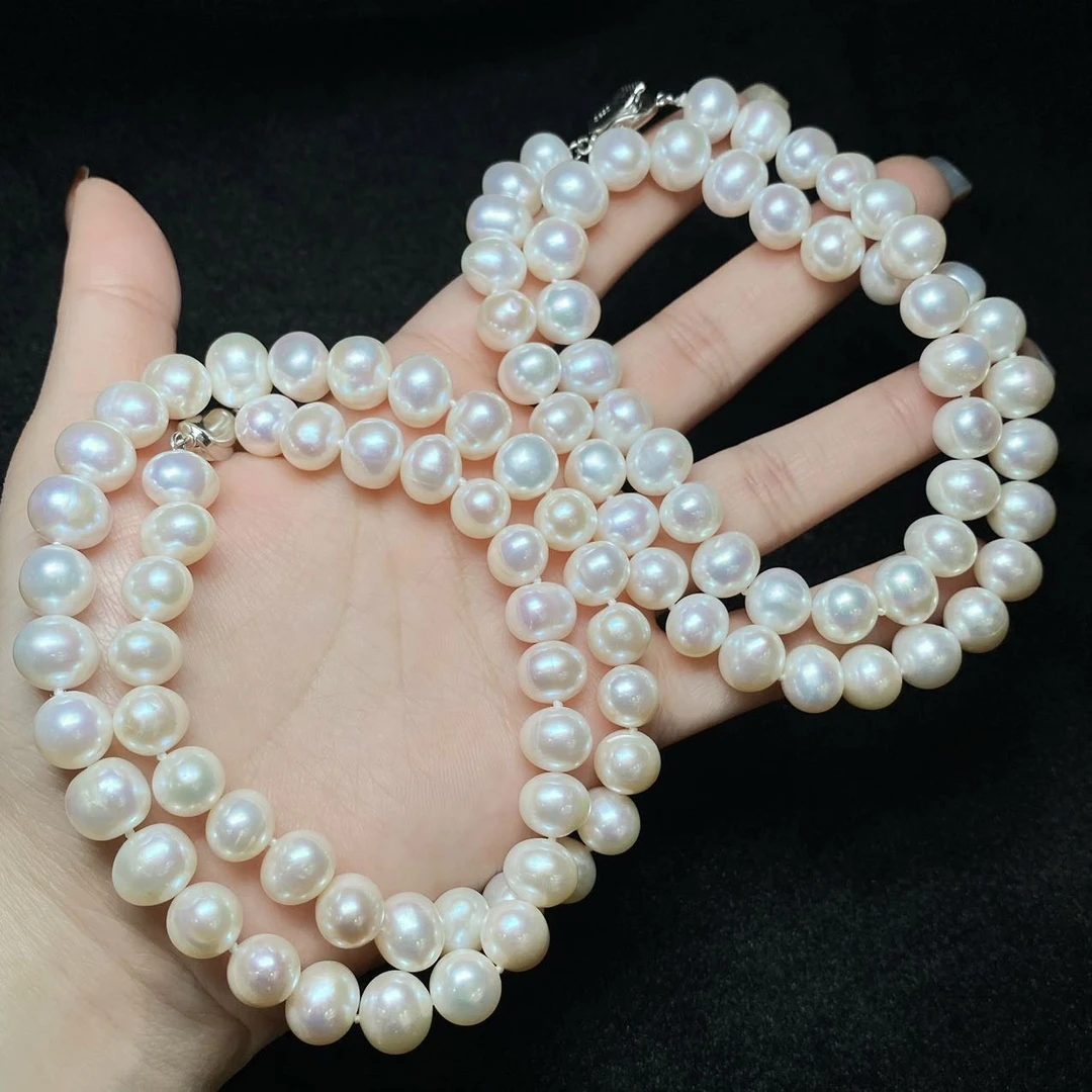 【云上叙】5 V78082-珍珠项链-多样性发一件-8mm（东哥）