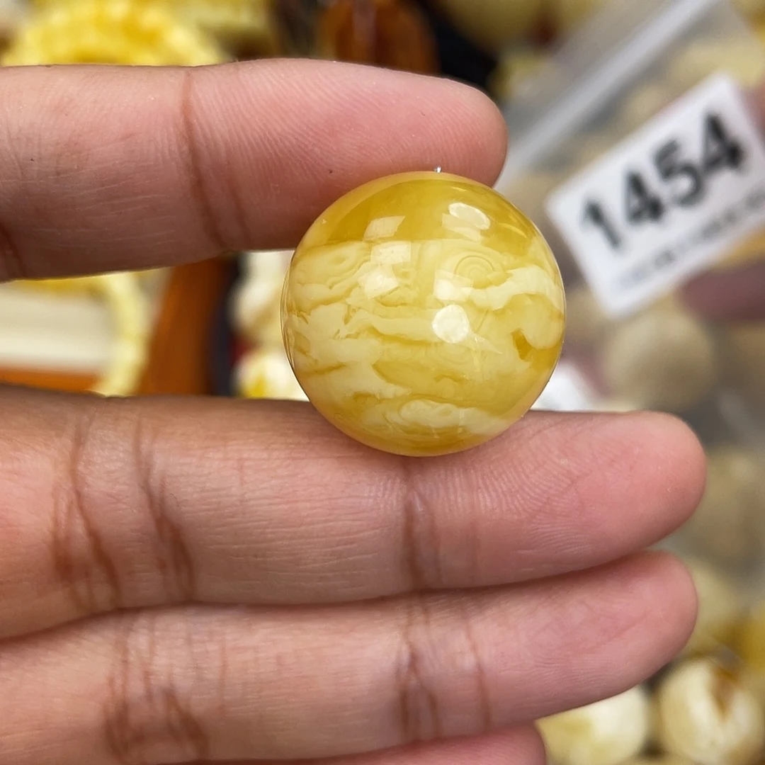 蜜蜡未镶嵌珠宝奇石水线22.8虎皮