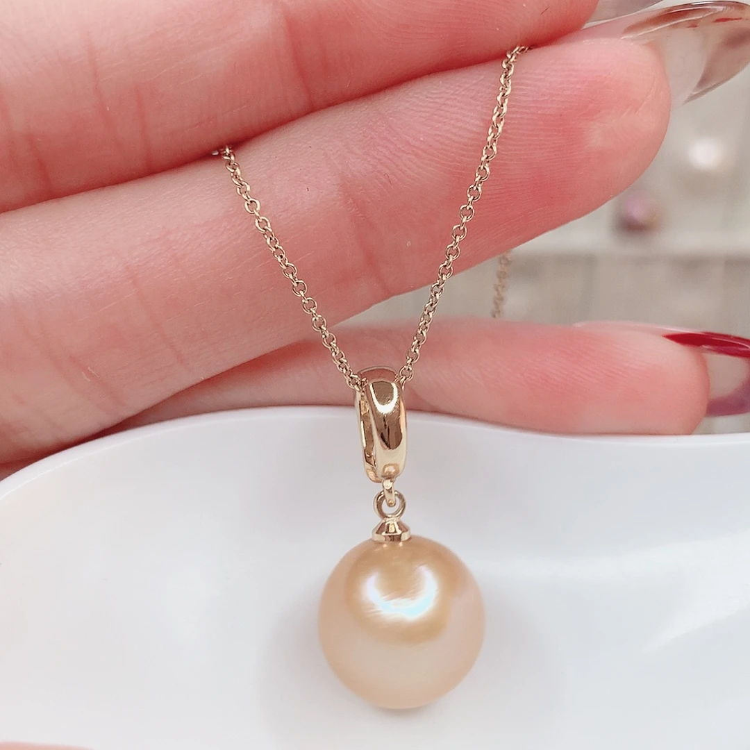 合金淡水珍珠吊坠(赠链)