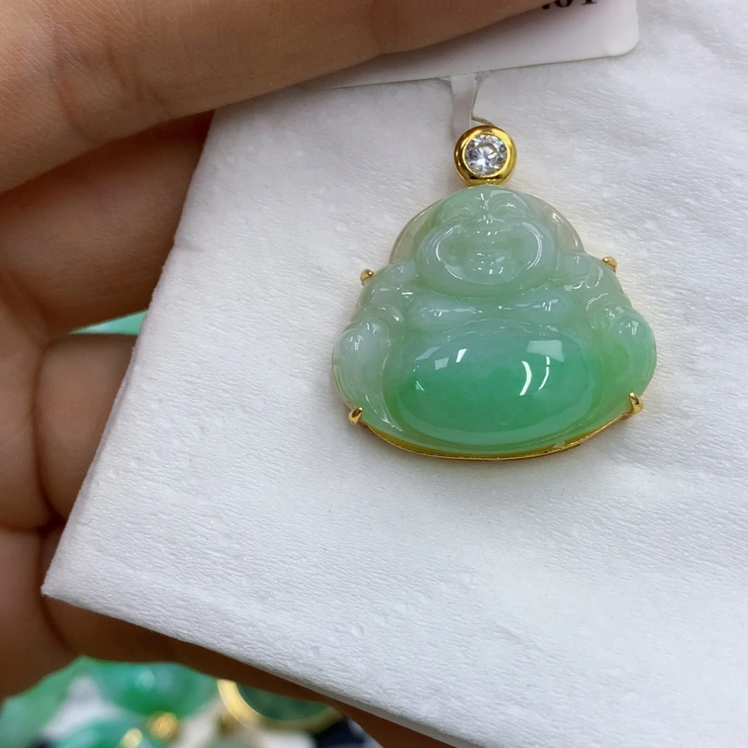 翡翠银S925镶嵌颈饰