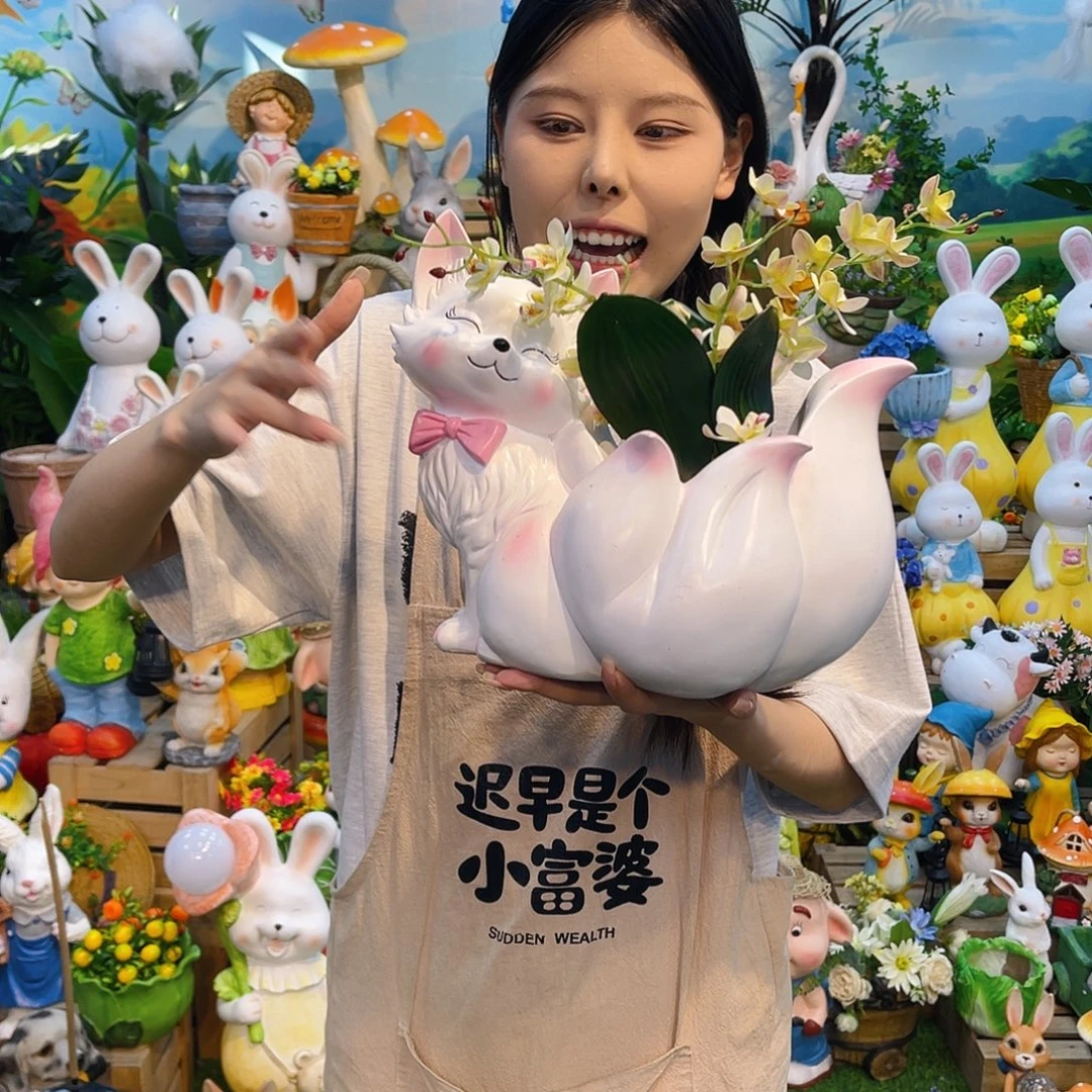 无花朵花园摆件装饰设计