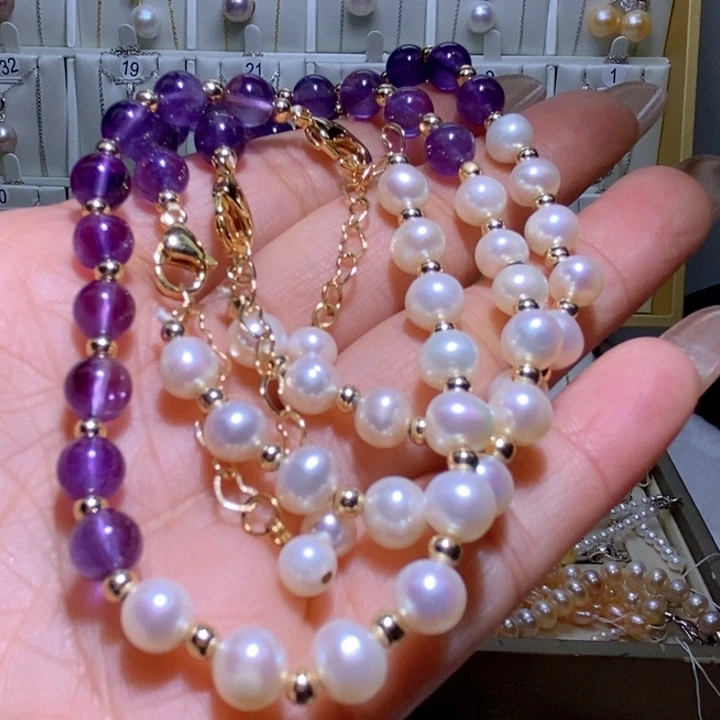 淡水珍珠未镶嵌耳饰