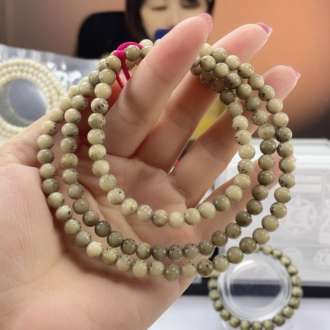 星月菩提吊坠小糖豆108
