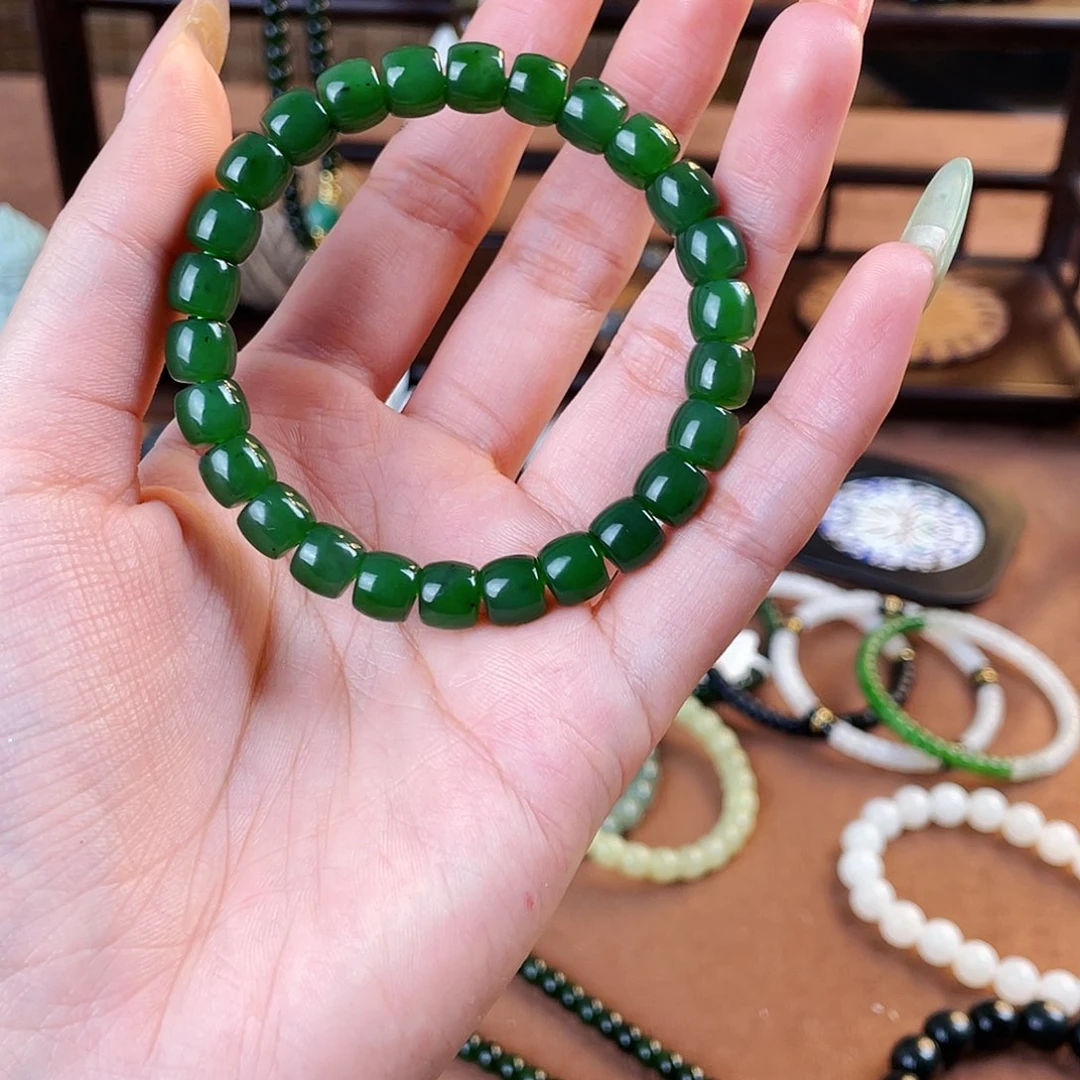 未镶嵌手链和田玉海*