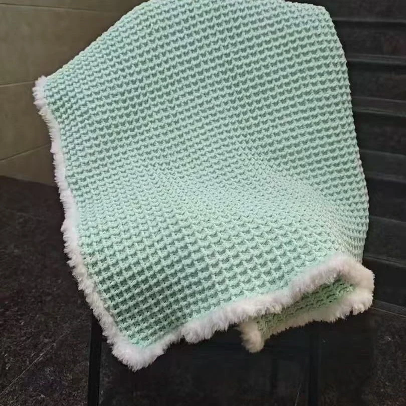 手工编织毛线毯子diy材料包送闺蜜女友礼物空调盖毯拍一发十