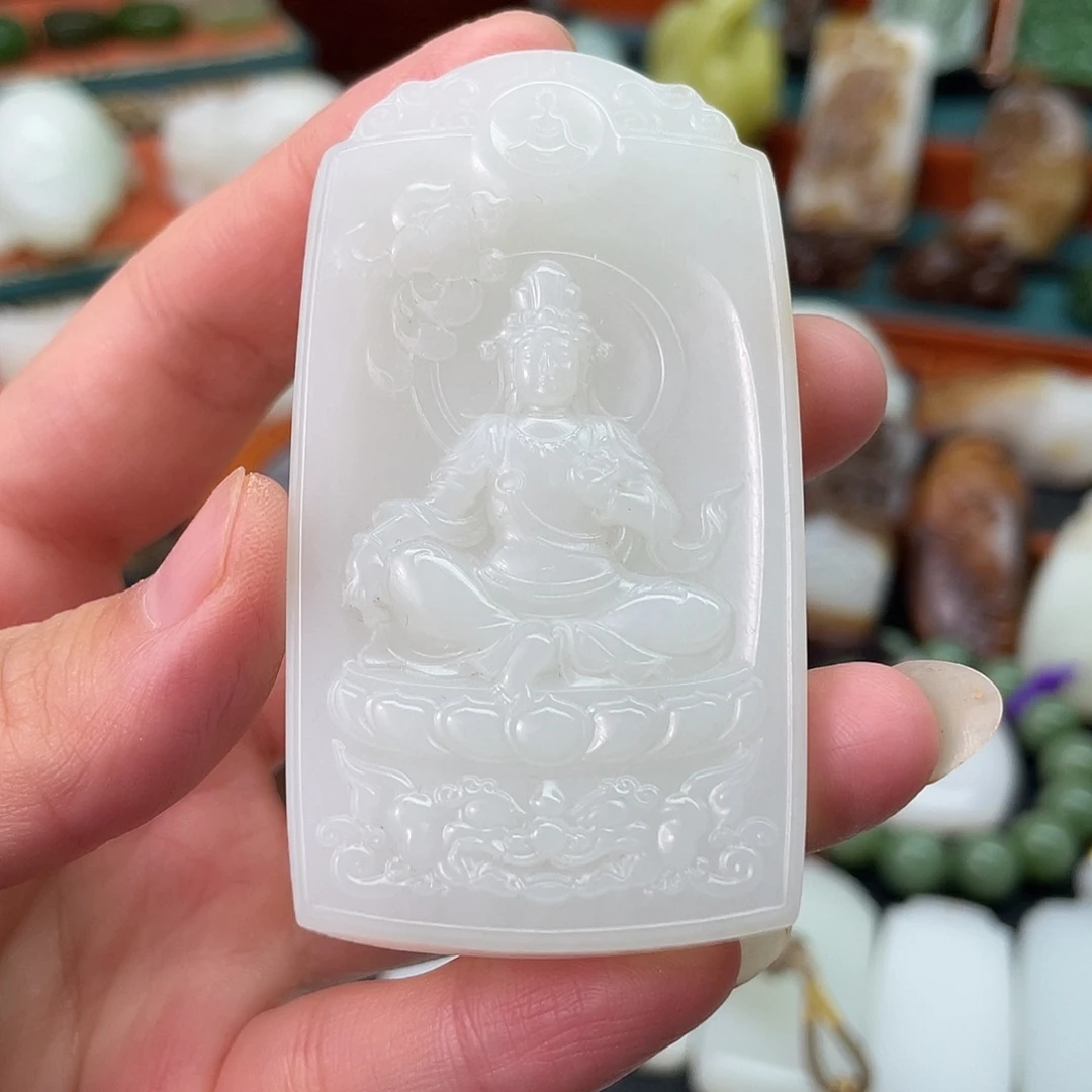 和田玉未镶嵌挂件