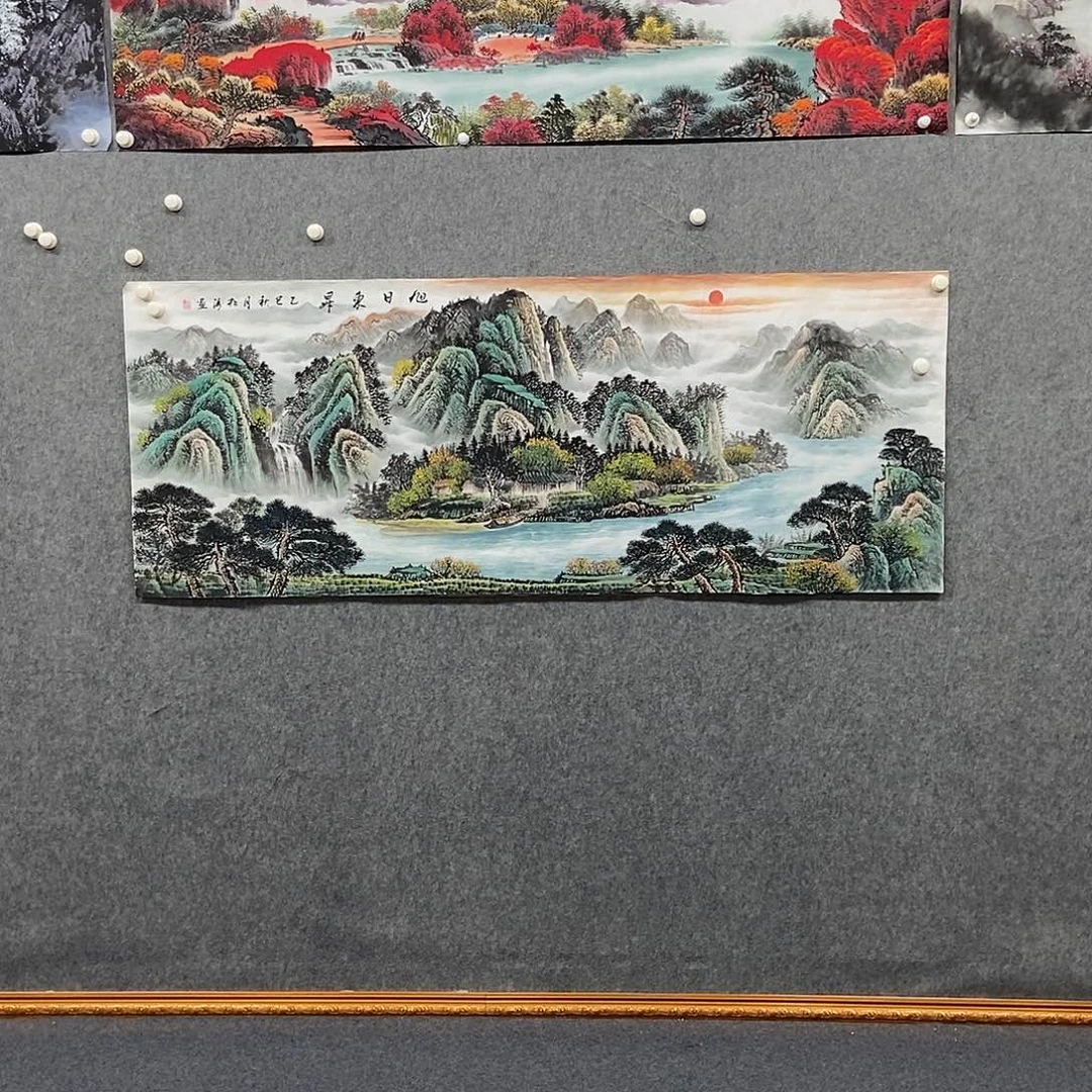 国画小六尺山水一幅