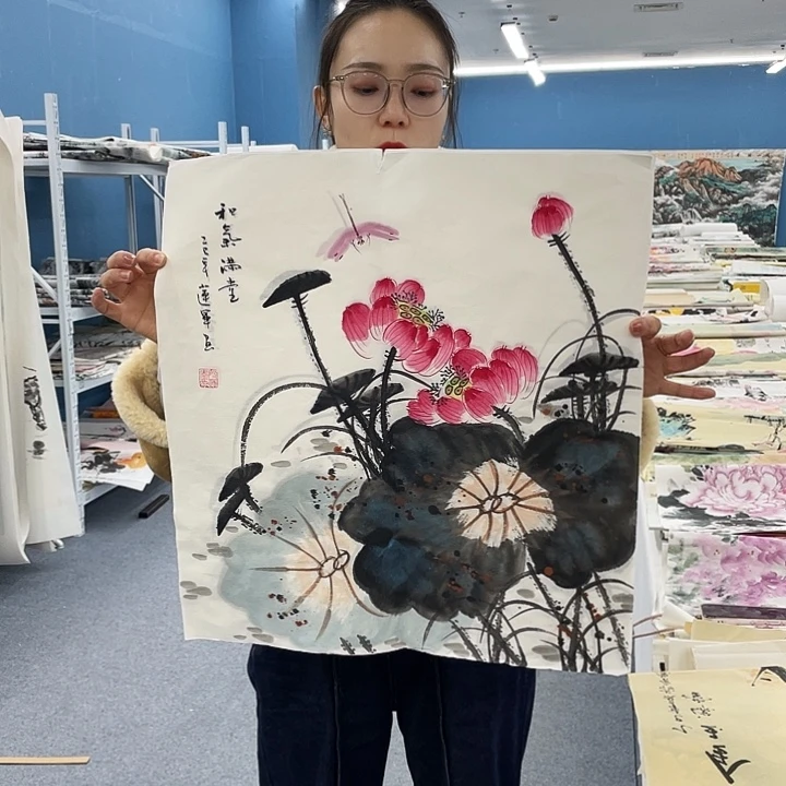 国画纯手绘国画作品