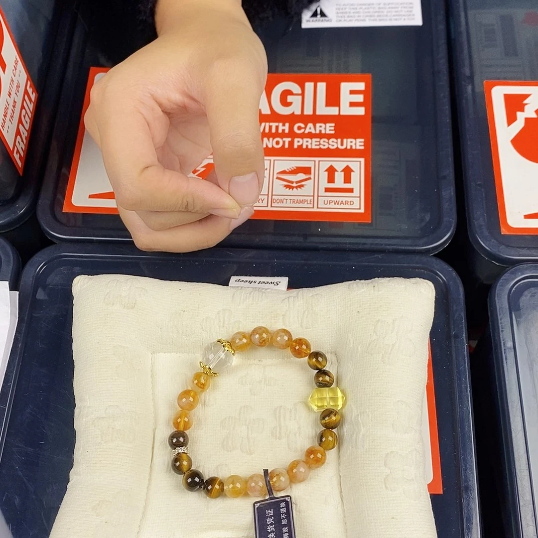 手链银S925镶嵌水晶