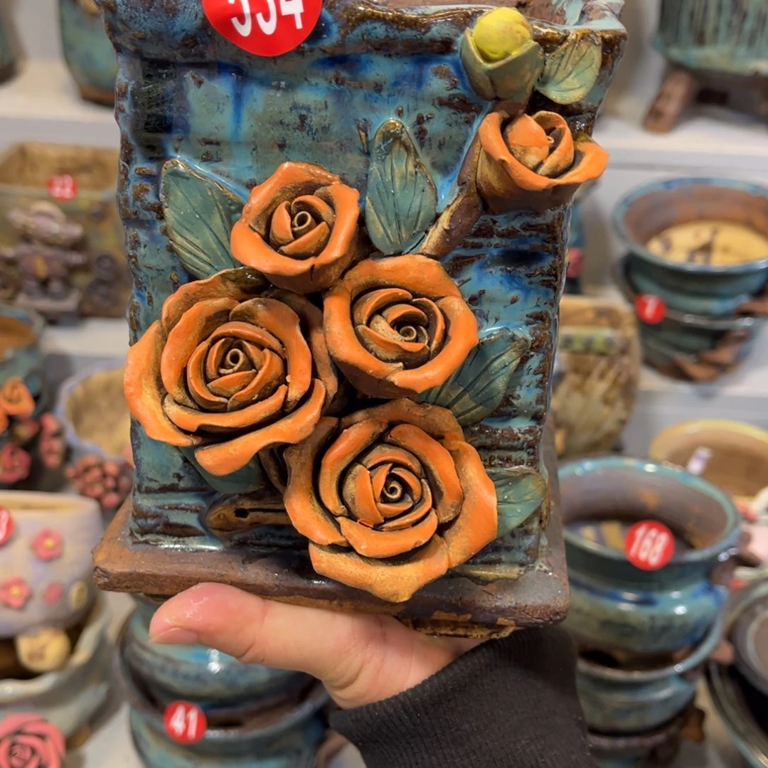 陶瓷微瑕534 号陶然花盆