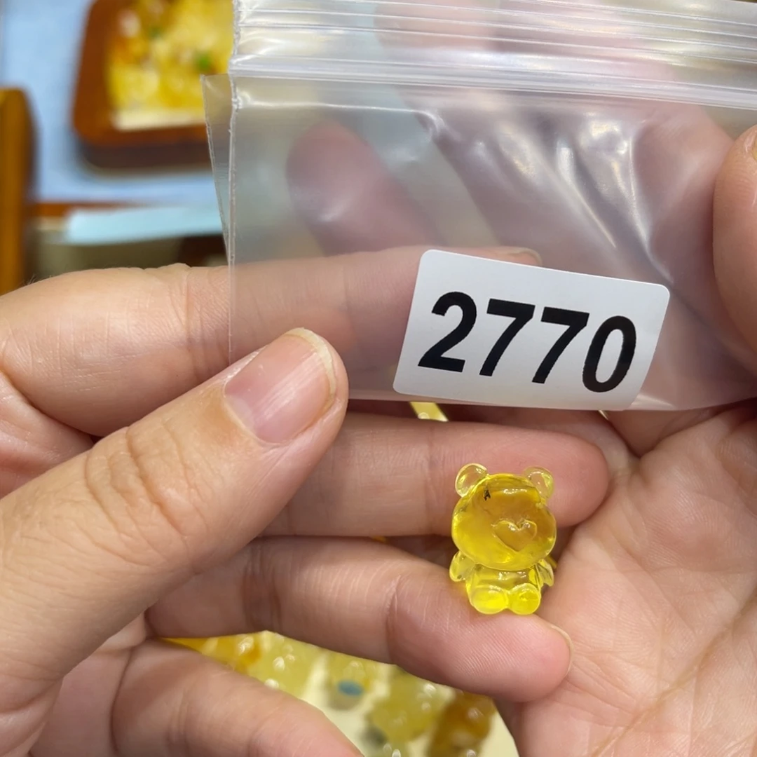 琥珀未镶嵌珠宝奇石