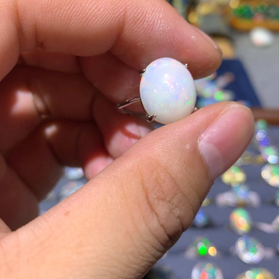 欧泊合金欧泊戒指