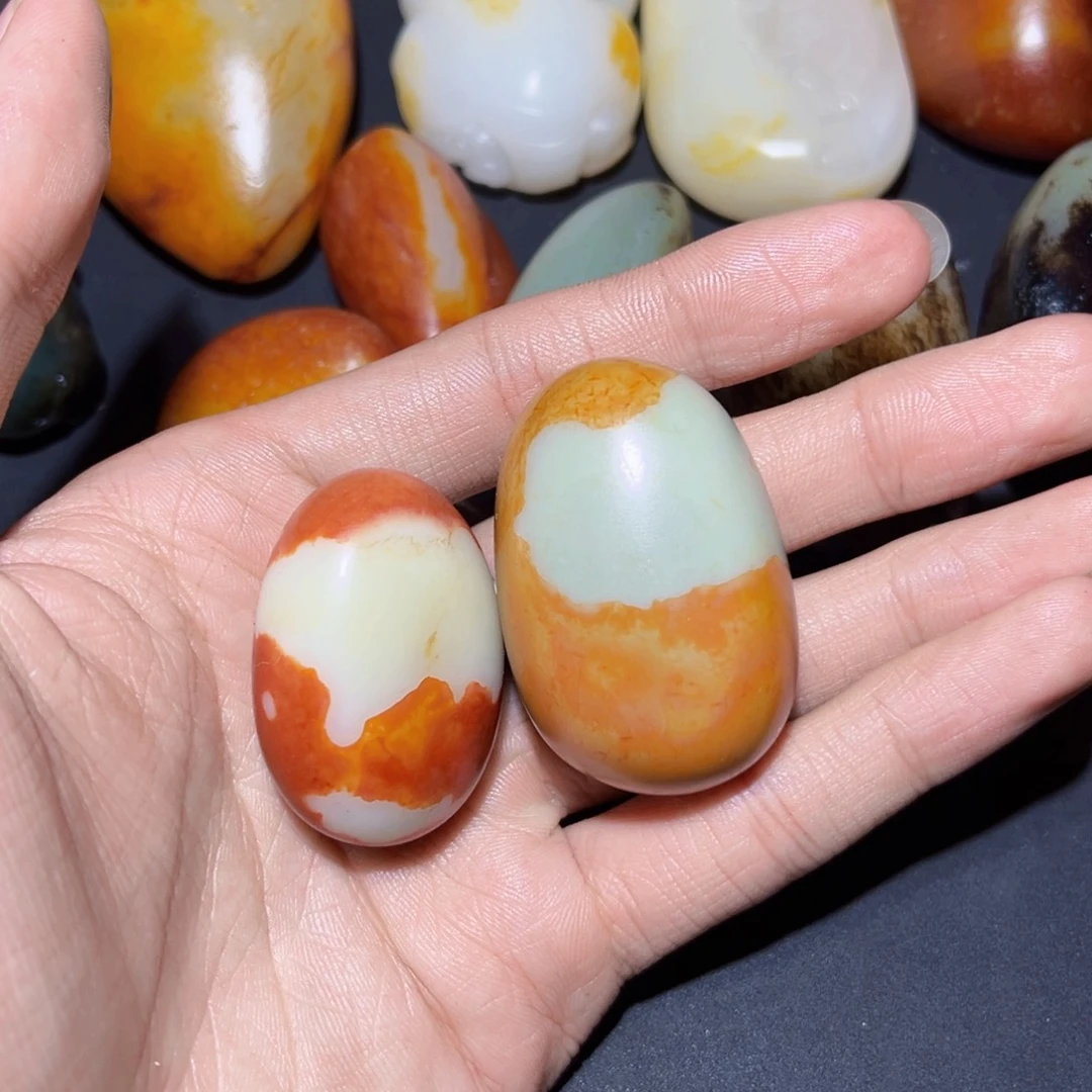 痘***兜和田玉未镶嵌珠宝奇石