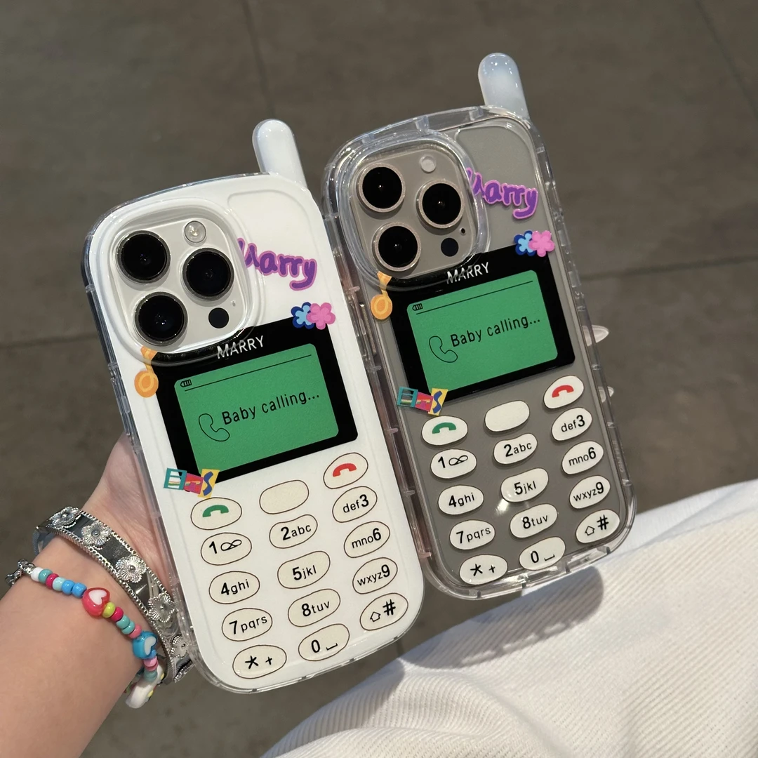 欧克里里电话机大哥大适用苹果15/16promax手机壳iphone14/13女12