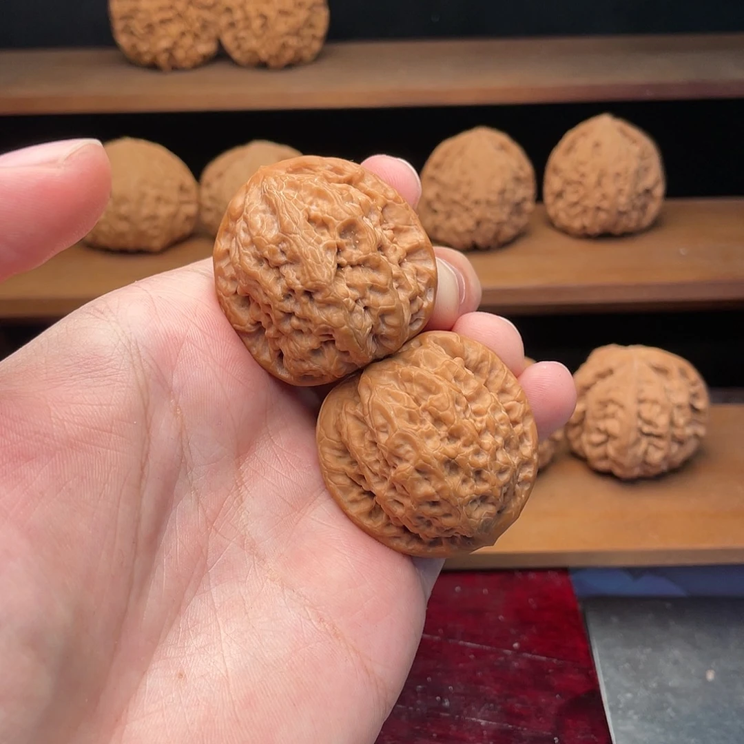 文玩核桃把件39头货毕业金公子