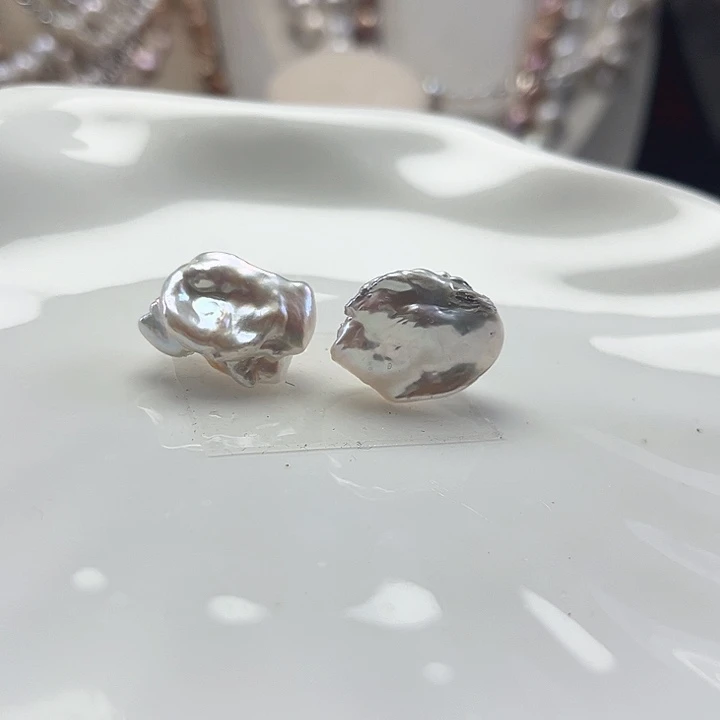 耳饰淡水珍珠未镶嵌【纯恬】