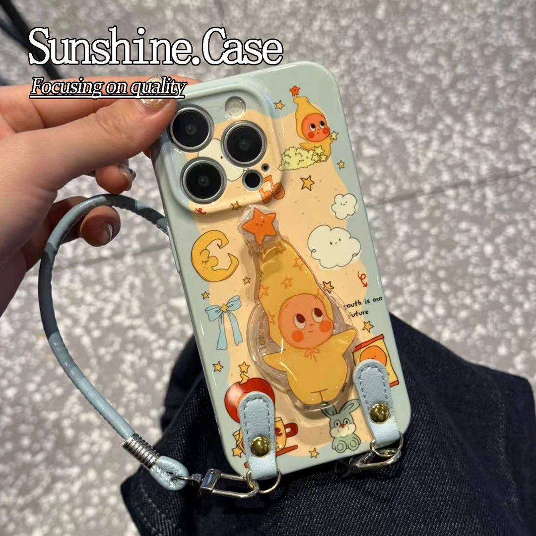 可爱星星人软壳适用苹果oppo华为vivo小米手机壳防摔全包ins