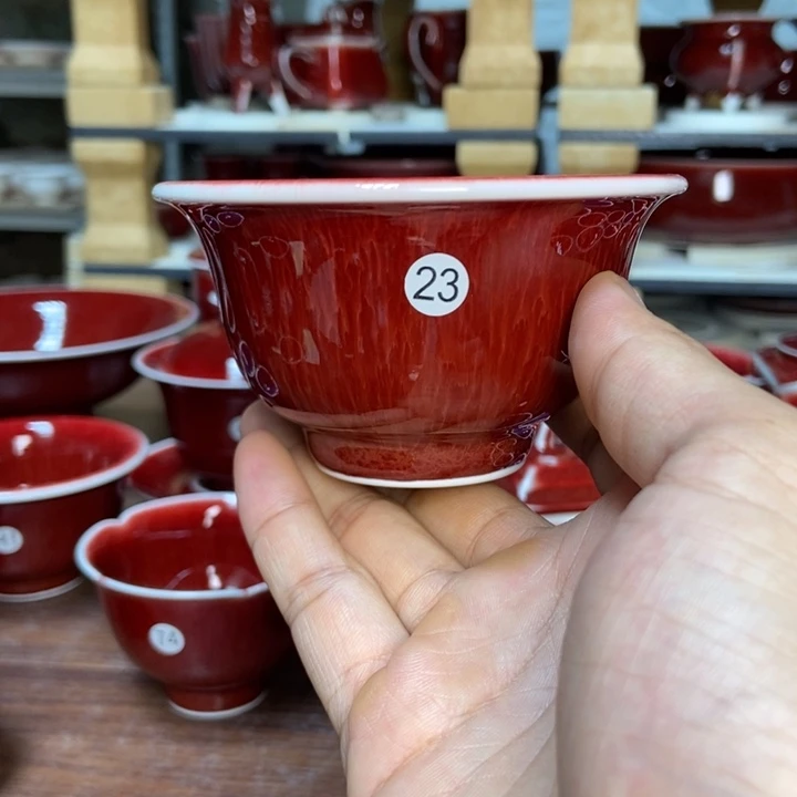 景德镇名陶雅玩原矿郎红