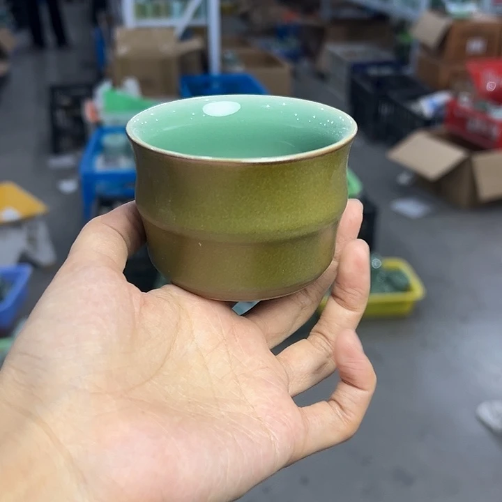 龙泉云间青瓷小米茶器