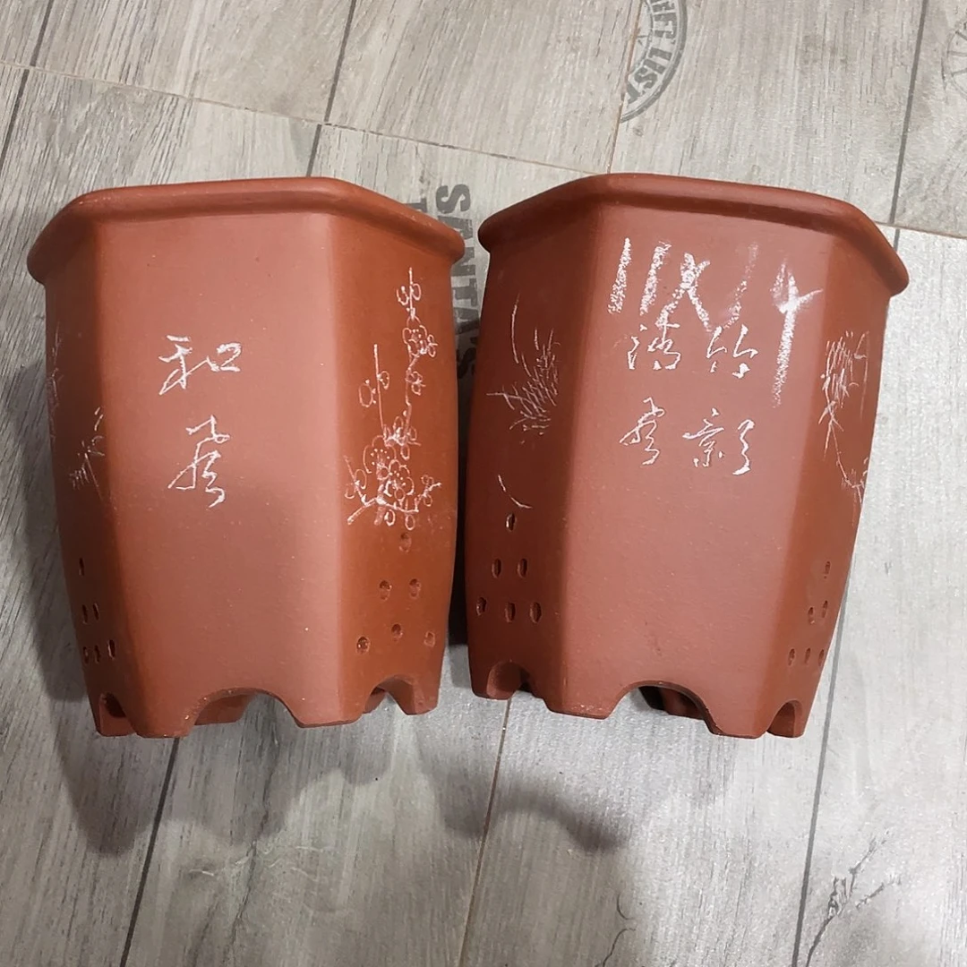 紫砂天心紫砂手工花盆