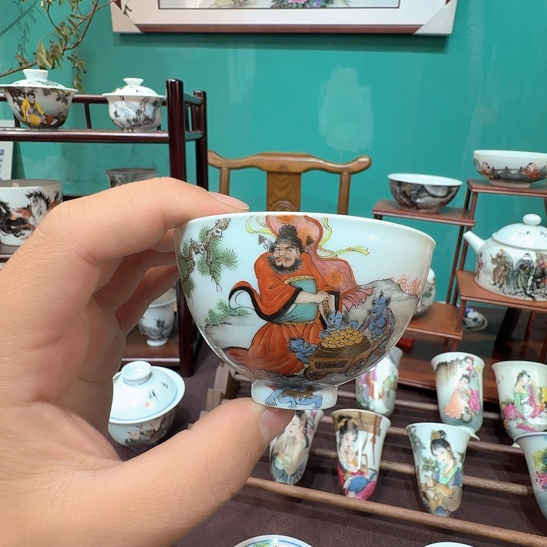 曾***牛摆件瓷景德镇陶瓷艺术