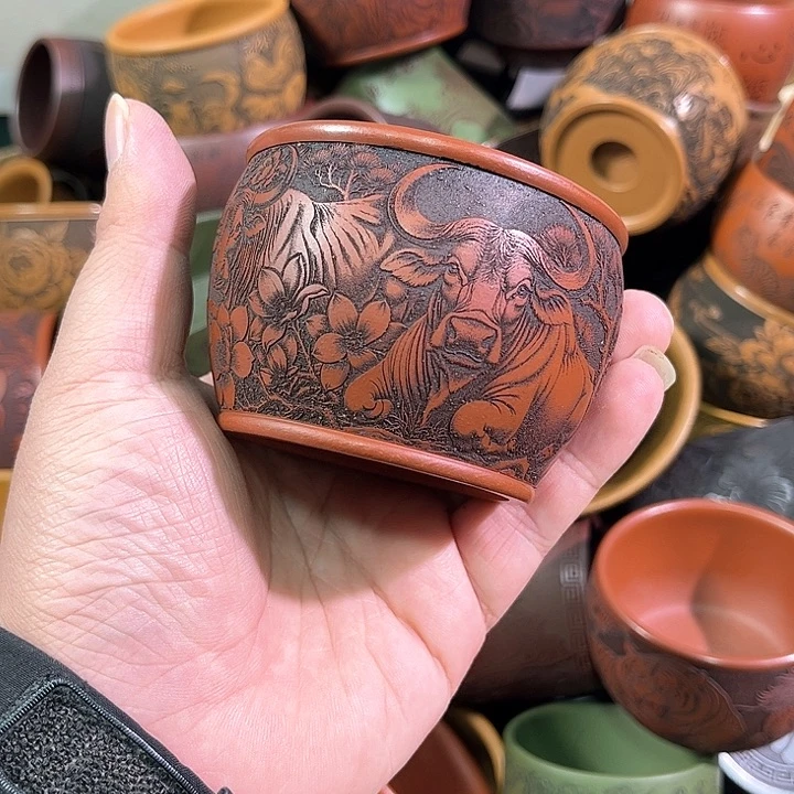 茶杯紫砂全手工紫砂主人杯