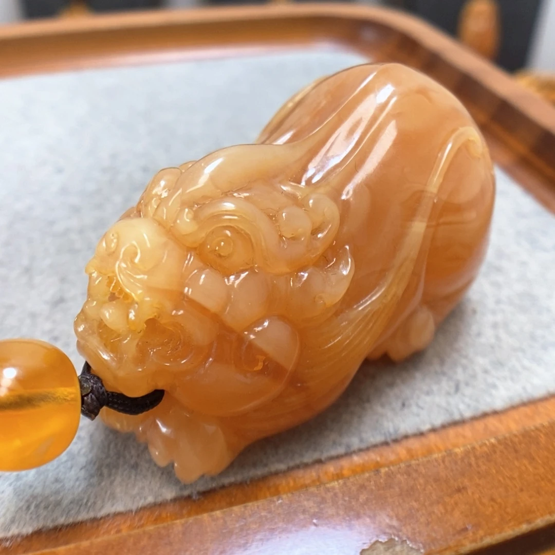 未镶嵌项链蜜蜡蜜蜡吊坠