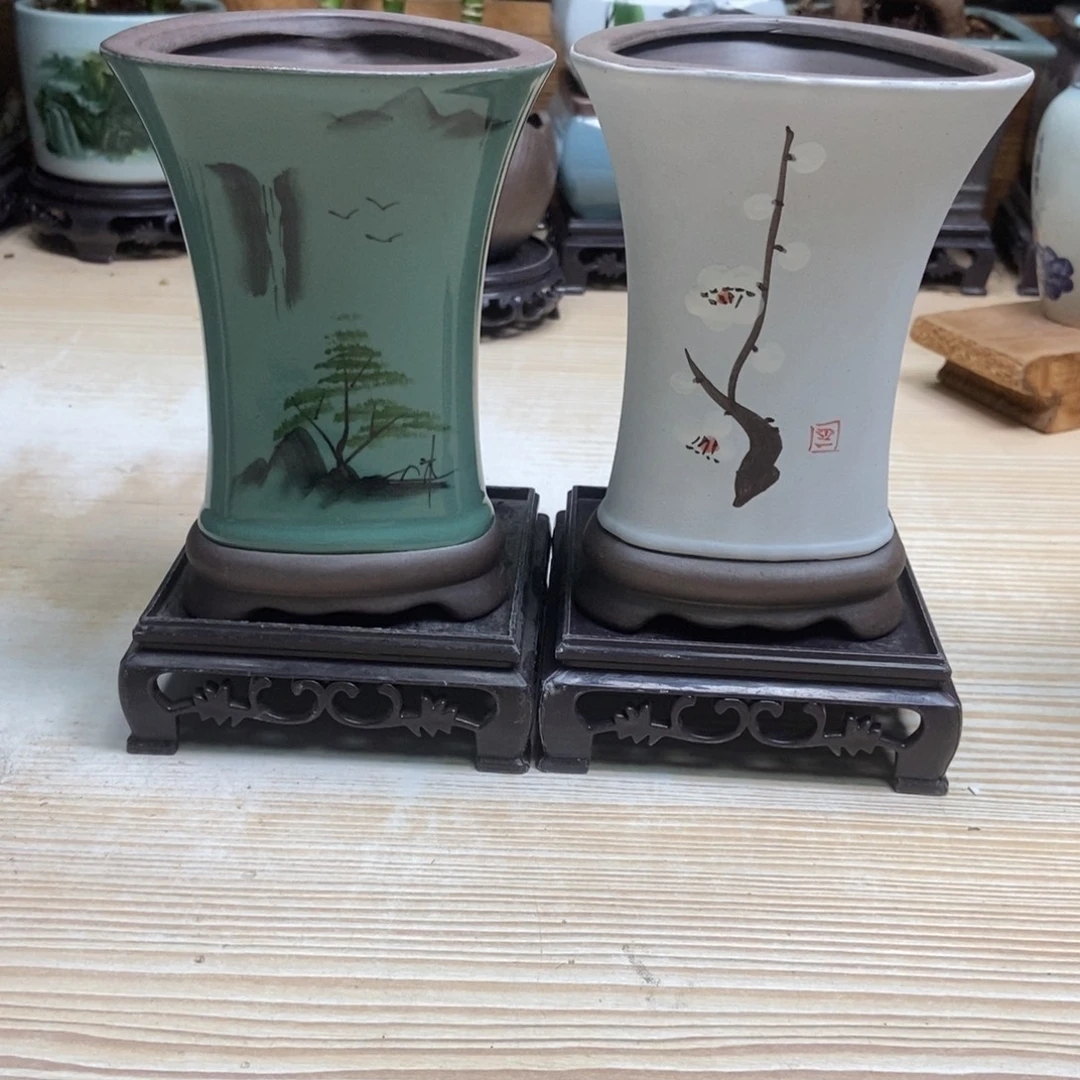 瓷片陶瓷花盆陶瓷艺术